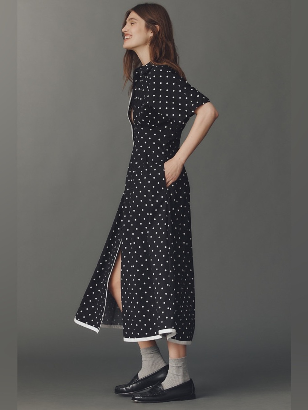 NWT Size S - The Tobie Shirt Dress by Exquise with pockets (NWT US$ 198)